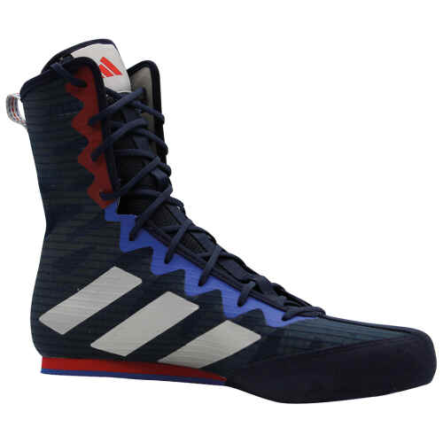 Adidas Box Hog 4 - Boksschoenen - Zwart/Blauw/Rood