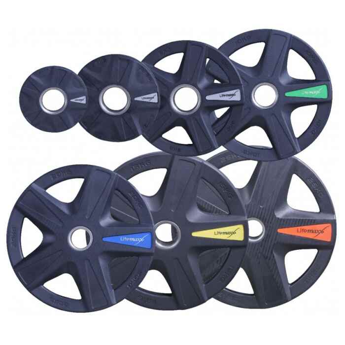 LMX Olympische Halterschijf - 50mm - 5 grip - 2,5 kilo 1 LMX Olympische Halterschijf - 50mm - 5 grip - 2,5 kilo