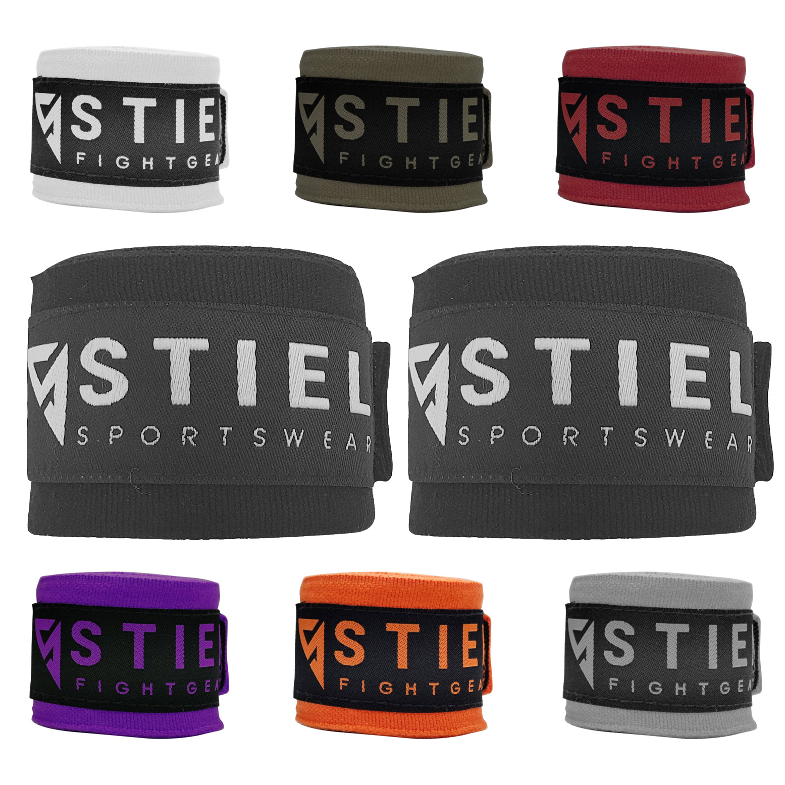 Stiel Boks Bandages - Brede Sluiting - Katoen