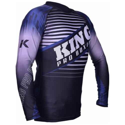 King StormKing 2 Rashguard – Zwart met blauw