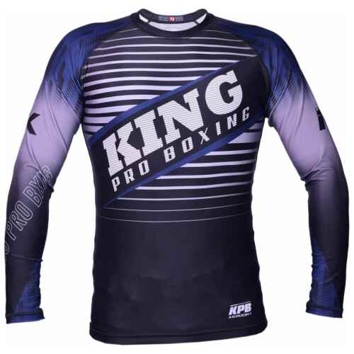 King StormKing 2 Rashguard – Zwart met blauw