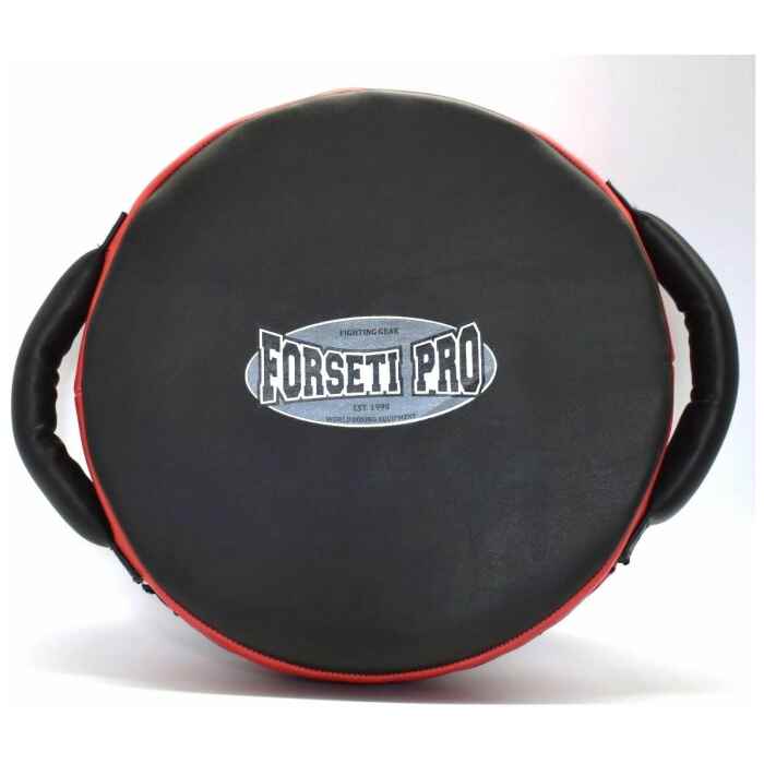 Forseti Pro Round Shield - Leverstootkussen - PU - Zwart/Rood
