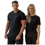 Fittastic Sportswear Bold Black Shirt 1
