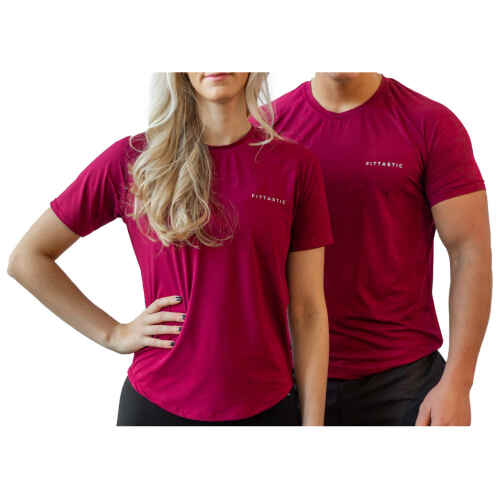 Fittastic Sportswear Bordeaux Red Shirt