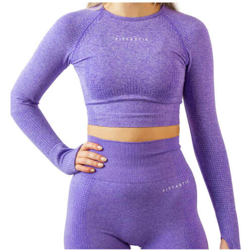 Fittastic Sportswear Long Sleeve Top Precious Purple
