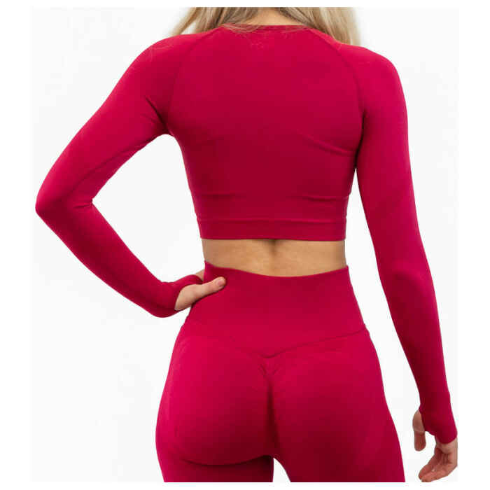 Fittastic Sportswear Longsleeve Wine Red