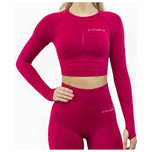 Fittastic Sportswear Longsleeve Wine Red