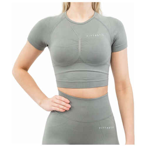 Fittastic Sportswear Shirt Trendy Gray