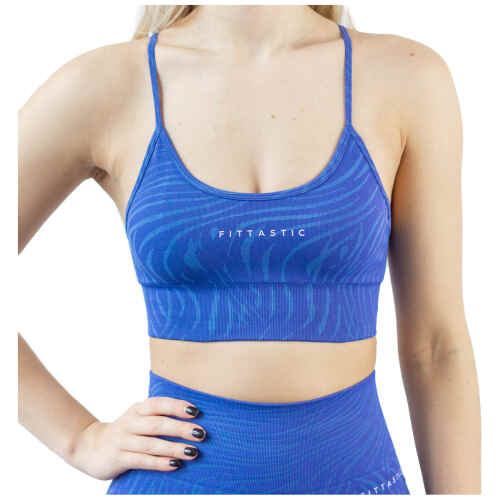 Fittastic Sportswear Sport Bra Ocean Blue