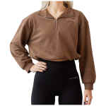 Fittastic Sportswear Zip-up Trui Coffee Brown 1