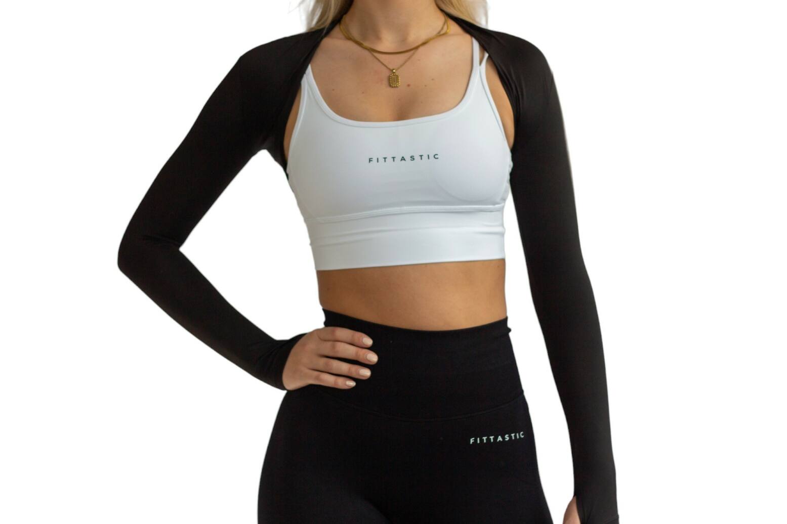 Fittasstic Sportswear Bolero Top Black