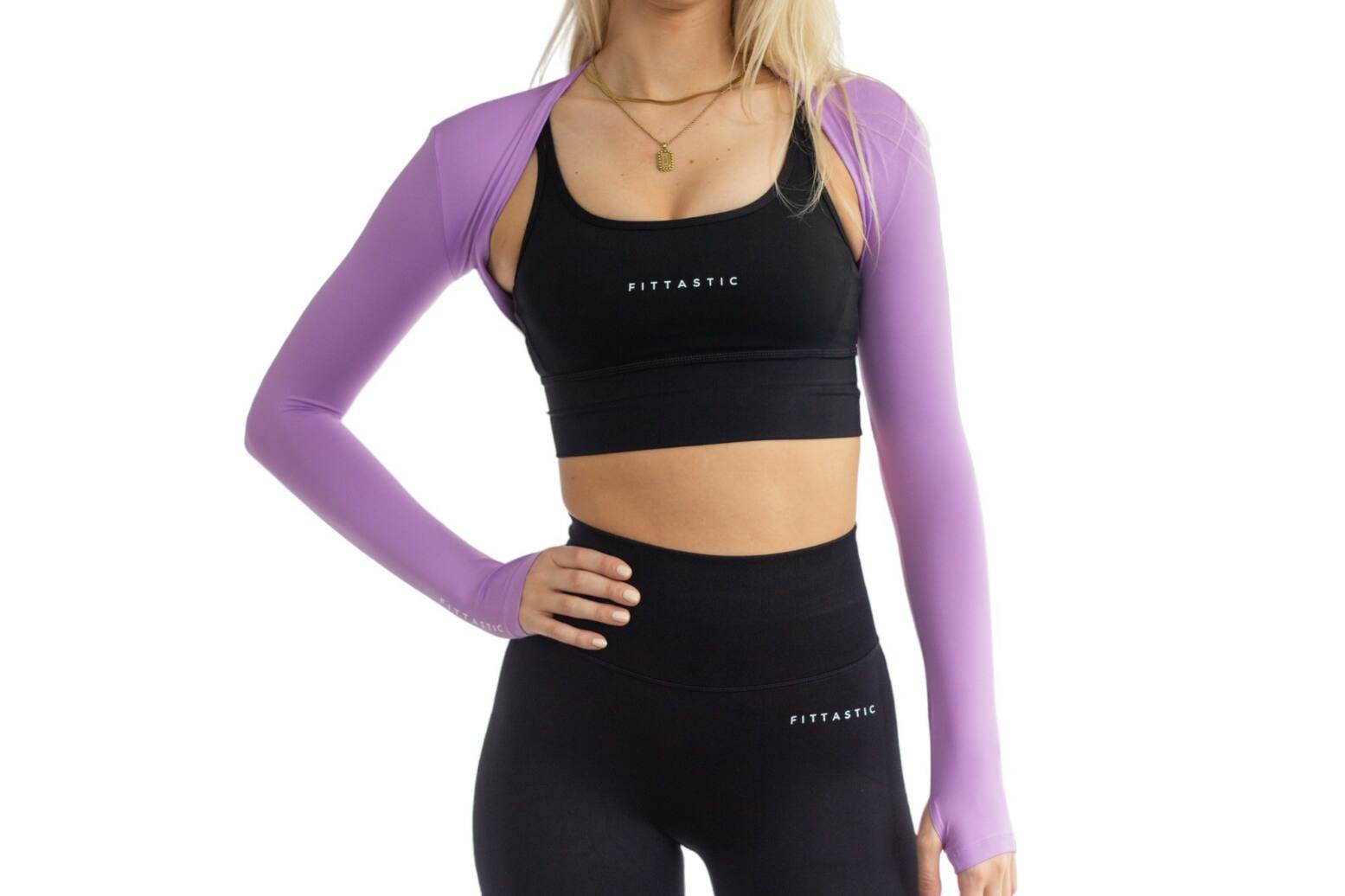 Fittasstic Sportswear Bolero Top Purple