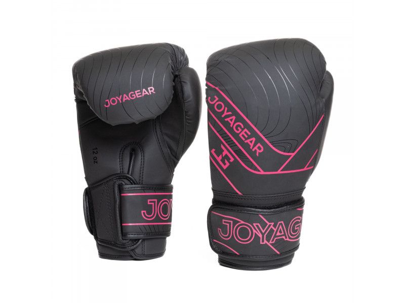 Joya Essential - PU Bokshandschoenen - Zwart met roze