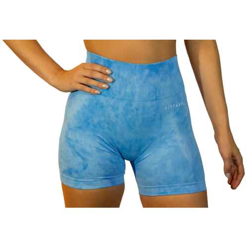 Fittasstic Sportswear Tie Dye Shorts Blue