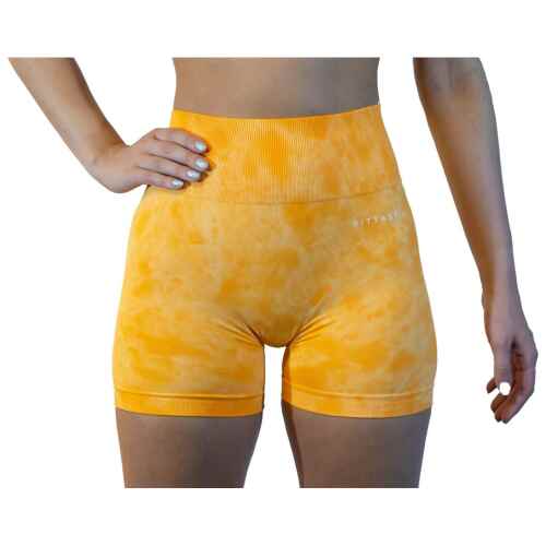 Fittasstic Sportswear Tie Dye Shorts Orange