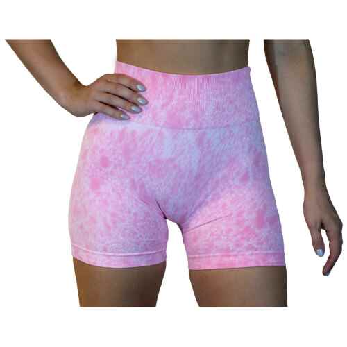 Fittasstic Sportswear Tie Dye Shorts Pink