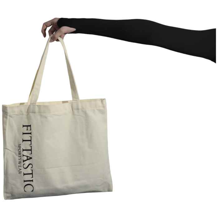Fittastic Sportswear Totebag 2 Fittastic Sportswear Totebag 2.0 - Draagtas Katoen - Beige - jokasport.nl