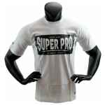 Super Pro T-Shirt met logo – Katoen – Wit met zwart 2