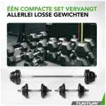 Tunturi Halter & Dumbells Set - 20 kg, Ijzer