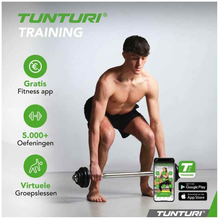 Virtufit Gietijzeren Halterschijf - Halter gewicht - Zwart - 30 mm - 20 kg - Stevig, Slijtvast & Compact - Geschikt voor Crossfit & Krachttraining - V... VF02009-20 - Vergelijk prijzen