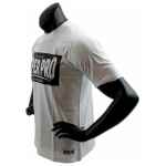 Super Pro T-Shirt met logo – Katoen – Wit met zwart 3