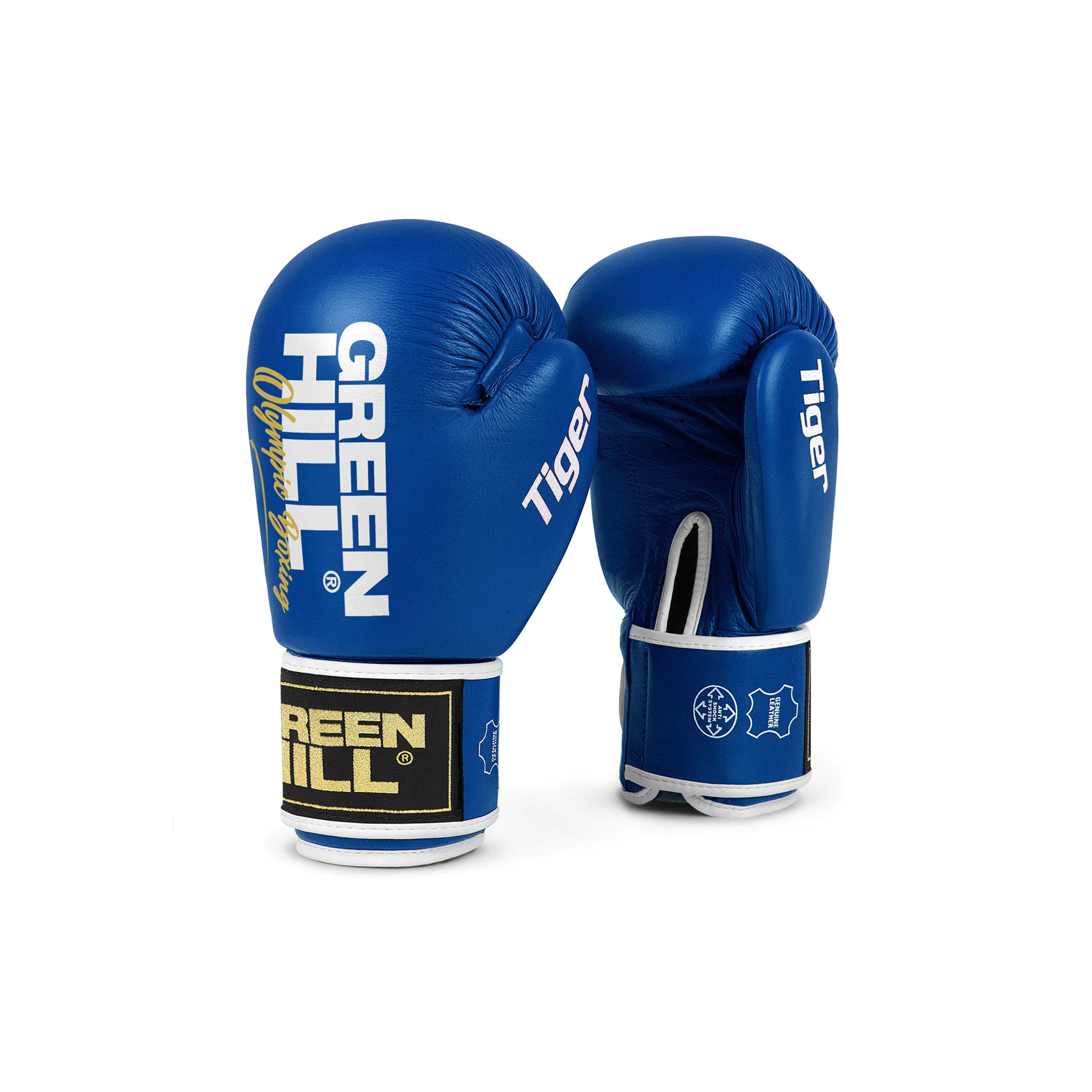 Green Hill Tiger 2.2 Bokshandschoenen - Leer - Blauw