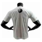 Super Pro T-Shirt met logo – Katoen – Wit met zwart 4
