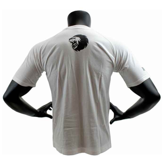 Super Pro T-Shirt met logo - Katoen - Wit met zwart