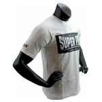 Super Pro T-Shirt met logo – Katoen – Wit met zwart 1