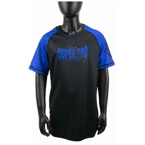 Super Pro Shirt Kids - Kinderen - Wolf - Zwart / Blauw