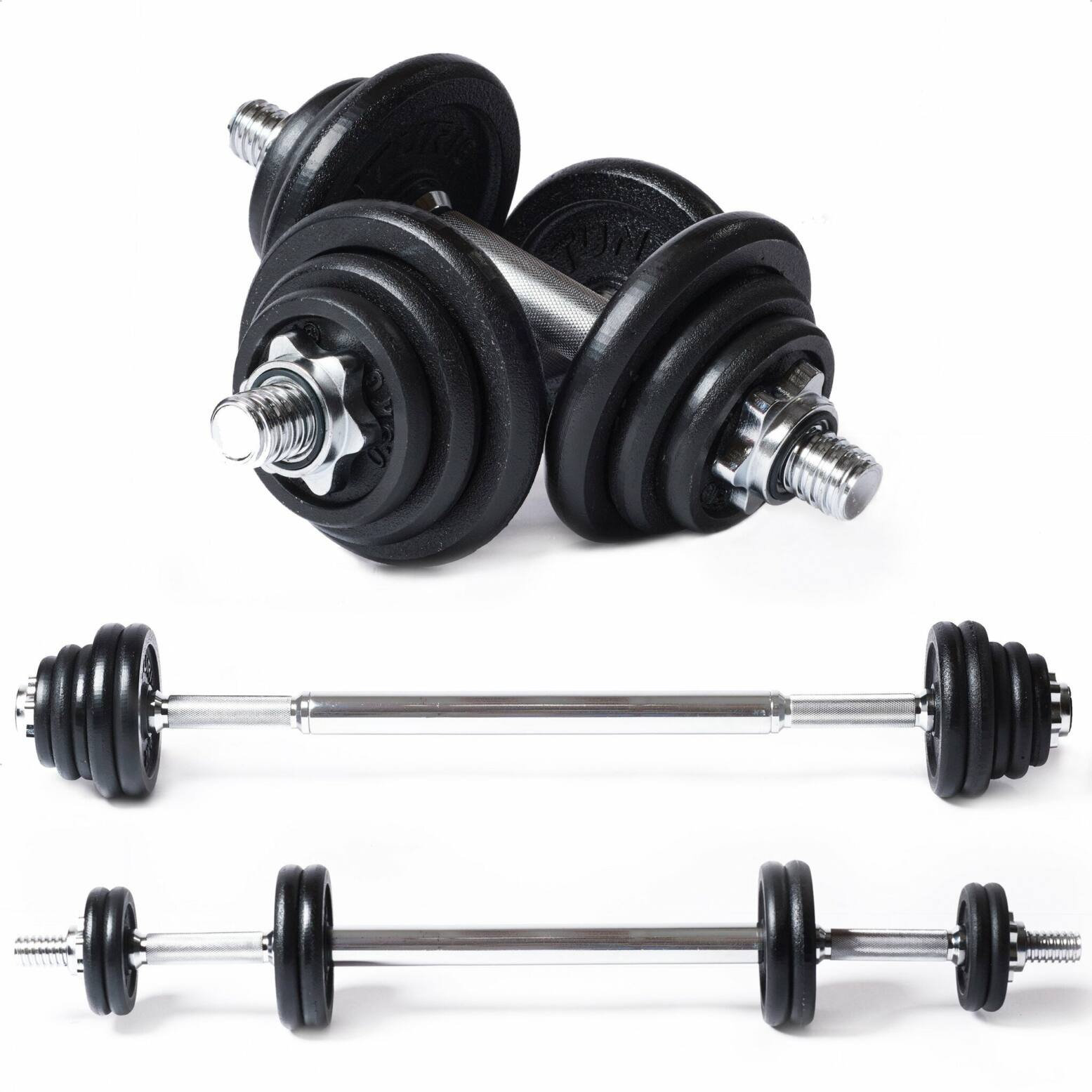 Tunturi Halter & Dumbells Set - 20 kg, Ijzer