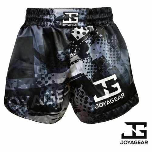 Joyagear Urbanix Kickboksbroekje - Zwart/Grijs/Wit