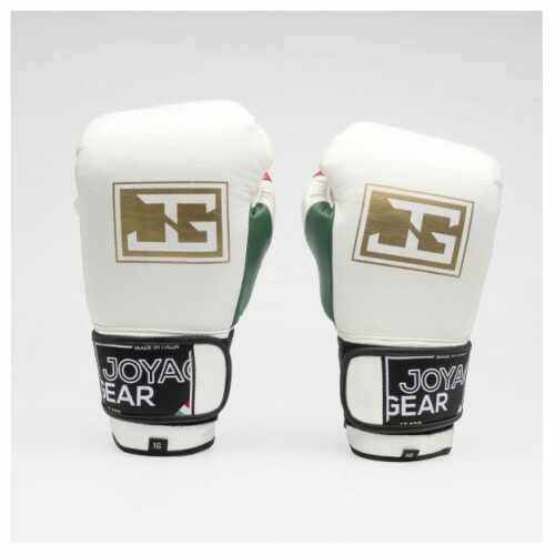 Joyagear IT100 Kickbokshandschoenen - Leer - Wit
