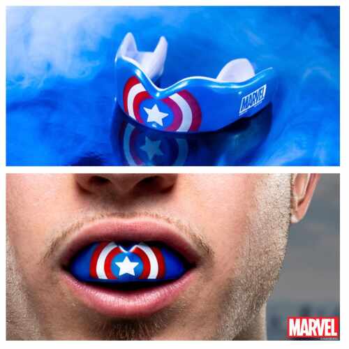 Marvel x SafeJawz - Gel Bitje - Captain America - jokasport.nl