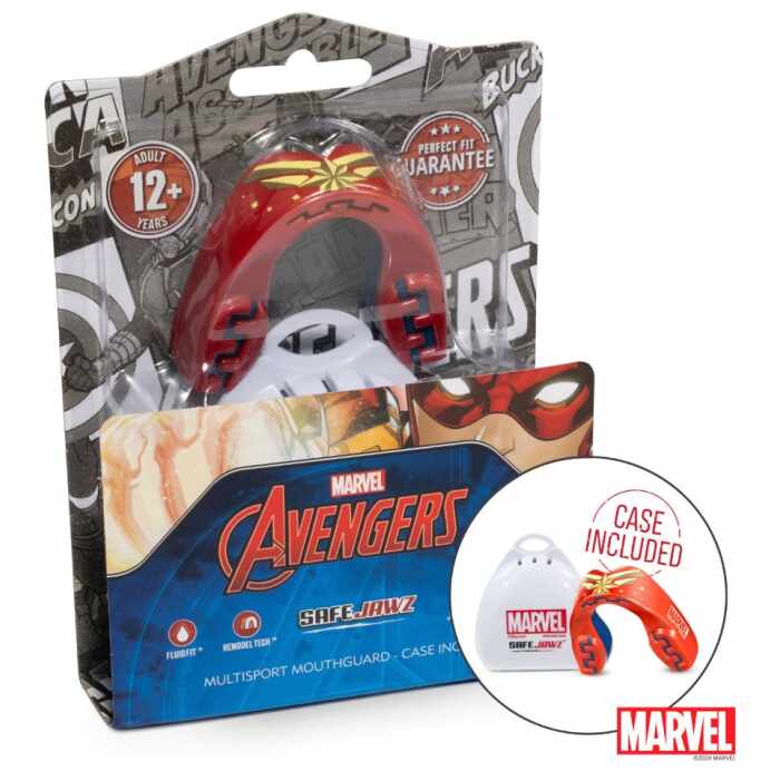 Marvel x SafeJawz - Gel Bitje - Captain Marvel - jokasport.nl