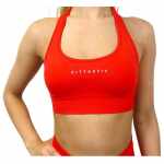 Fittastic Sportswear Open Back Bra - Salsa Red