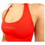 Fittastic Sportswear Open Back Bra - Salsa Red