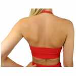 Fittastic Sportswear Open Back Bra - Salsa Red