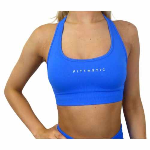 Fittastic Sportswear Open Back Bra - Royal Blue