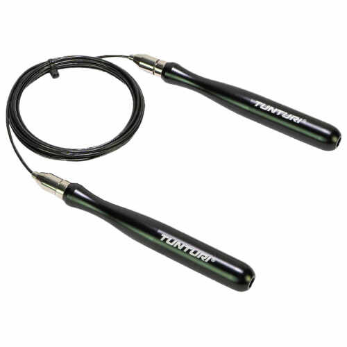 Tunturi Verstelbare springtouw Pro - speed rope - 3m - Zwart