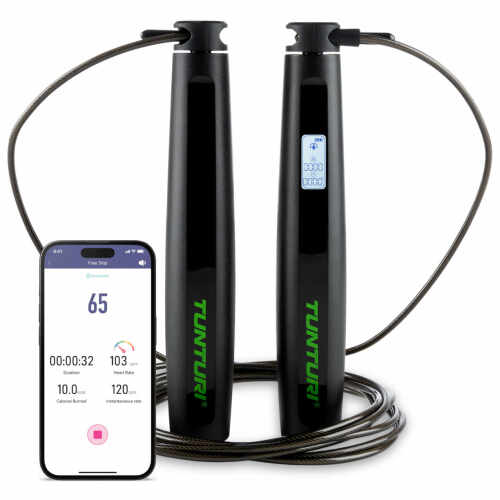 Tunturi Slim springtouw met display en app