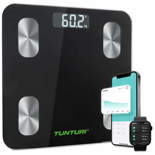 Tunturi SC30 Smart Scale - Weegschaal met app
