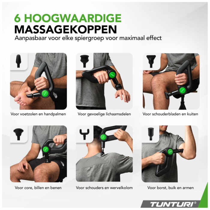 Tunturi MG70 Massage Gun Pro - Massagepistool Pro