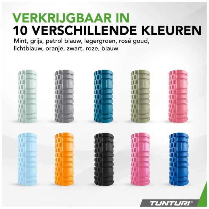 Tunturi Yoga Grid Foam Roller 33cm - jokasport.nl