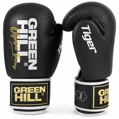 Green Hill Tiger 2.2 Bokshandschoenen - Leer - Zwart