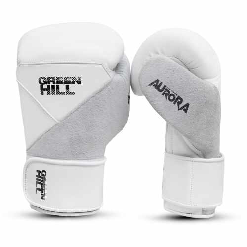 Green Hill Aurora Premium Bokshandschoenen - Leer - Wit