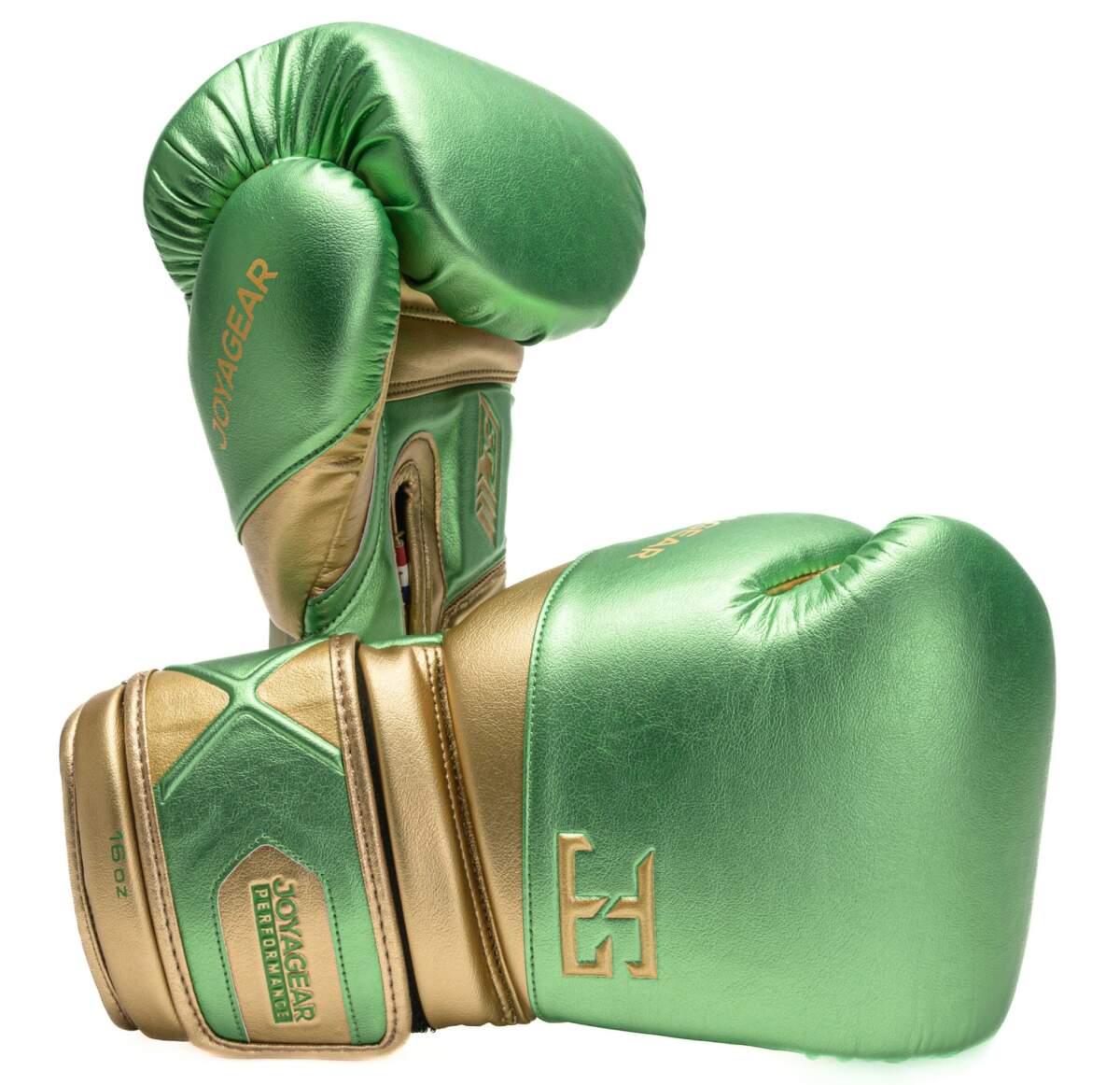 Joyagear Performance Velcro Bokshandschoenen - Groen/Goud