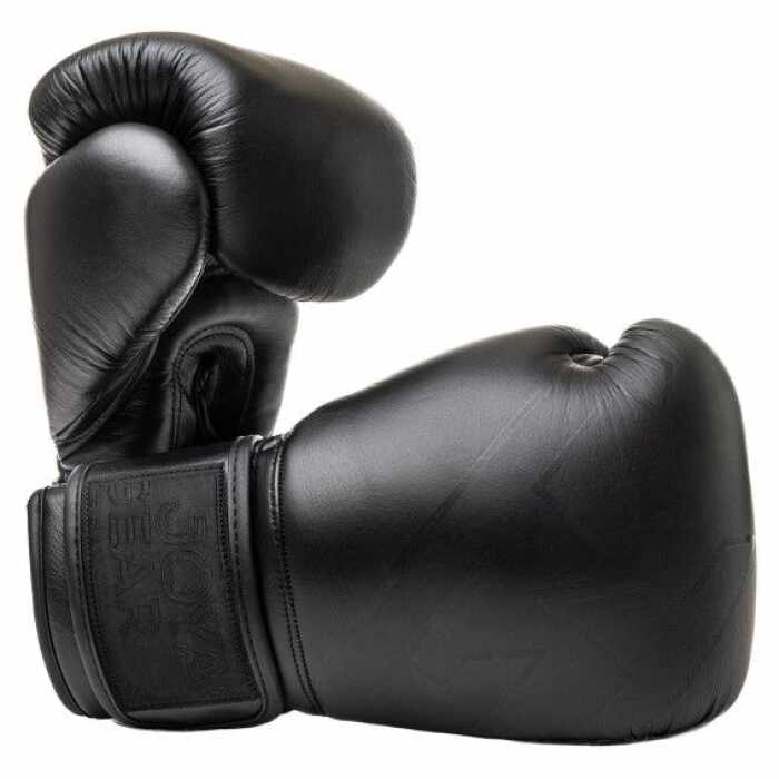 Joya Strike Bokshandschoenen - Leer - Volledig zwart 1 Joya Strike Bokshandschoenen - Leer - Volledig zwart