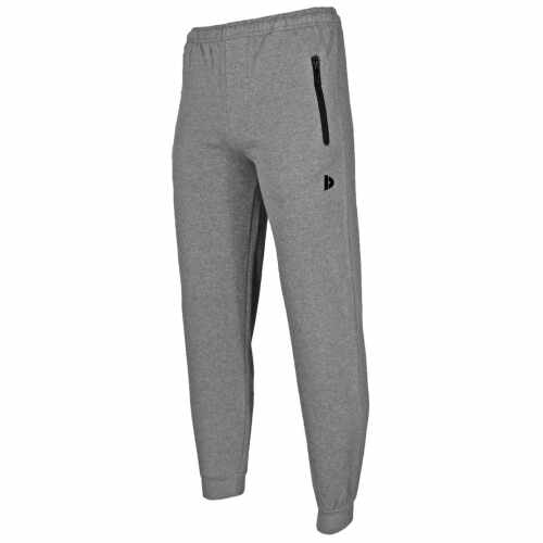 Donnay Jack Fleece Pants - Jogginbroek met rits - Lichtgrijs