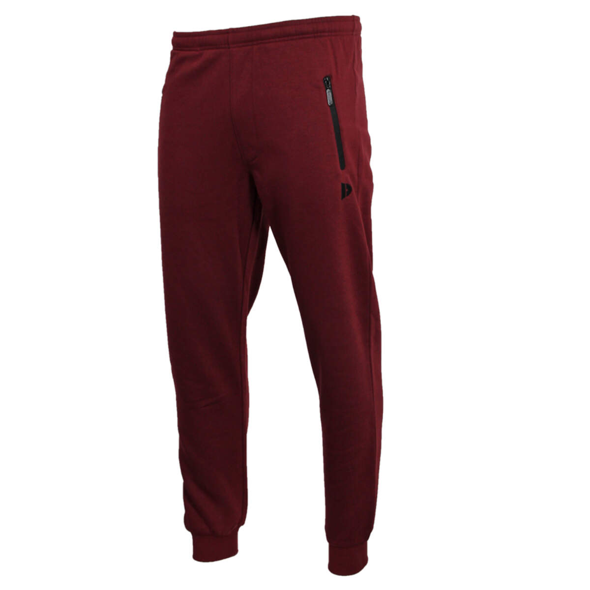 Donnay Jack Fleece Pants - Jogginbroek met rits - Wijnrood